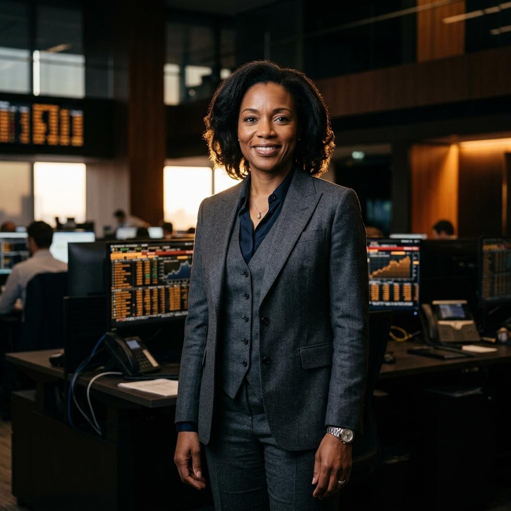 Dra. Maya Chen, especialista em finanças quantitativas